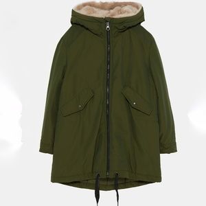 Zara oversized parka